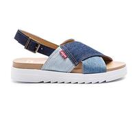 Levi's Femmes Persia Sandales Bout fermé, Bleu (Navy Blue 17), 37 EU