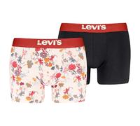 Levi's Flower All Over Print Bodywear, Red Combo, L (Lot de 2) Hommes