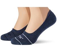Levi's Footie Chaussettes, Bleu Marine, 43/46 (Lot de 2) Unisexe
