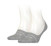 Levi's Footie Chaussettes, Gris, 43/46 (Lot de 2) Unisexe