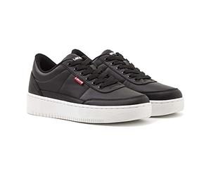 Levi's Footwear and Accessories Femme New Union 2.0 Sneakers, Regular Black, 39 EU