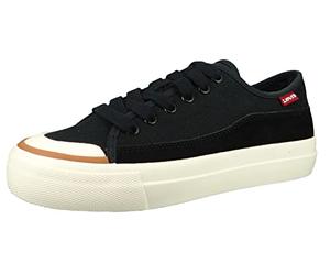 Levi's Footwear and Accessories Femme Square Low S Sneakers, Regular Black, 40 EU