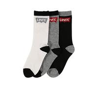 Levi's Garçon Batwing Regular Cut 3pk Xl0079 CHAUSSETTES, Noir, 9-11 EU