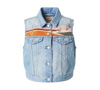 LEVI'S ® Gilet bleu clair / taupe / orange / rose, Taille S