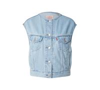 LEVI'S ® Gilet 'Collarless Shrunken '90s Trucker Vest' bleu denim, Taille XS