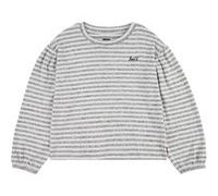 Levi's Girls Hacci Striped Ls Knit Top Dark Grey Heather Taille: 5Y | T-Shirts Outlet | kids | Gris
