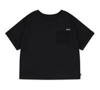 Levi's Girls Roll Cuff Meet And Greet Tee Black Taille: 14Y | T-Shirts Outlet | kids | Le Noir