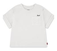Levi's Girls Roll Cuff Meet And Greet Tee Bright White Taille: 12Y | Chemises Outlet | kids | Blanche