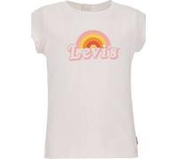 Levi's Girls Ss Rainbow Graphic Tee White Alyssum Taille: 24M | T-Shirts Outlet | kids | Blanche