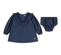 Levi's Girls Wild West Ruffle Dress Dark Wave Taille: 18M | Robes Outlet | kids