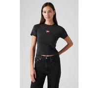 Levi's Gr Essential Sporty Tee Mini Flag Black Taille: S | T-shirts Outlet | Femme | Le Noir