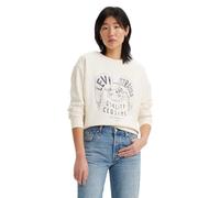 Levi's Graphic Graphique Signature White, Crew Levis Eagle Egr, XXS Femme