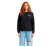 Levi's Graphic Standard Crewneck Maillot de survêtement, Batwing Iridescent Caviar, L Femme