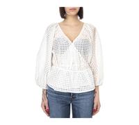 Levi's - Haut Croisé à Col V - Femme - Blouses et Chemises - Blanc - Taille: 40 FR