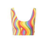 LEVI'S ® Hauts de bikini 'Sports Bra Hook Up' aqua / citron vert / jaune clair / violet néon / grenadine, Taille 90