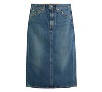 Levi's - High Rise Back Slit Skirt - Femme - Jupes - Bleu - Taille: W25