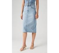 Levi's Jupe "High Rise Back Slit Skirt" bleu denim Taille 34