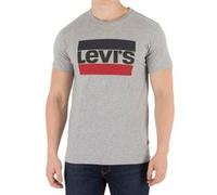 Levi's Homme 84 T-shirt graphique Sportswear, Gris Gris G