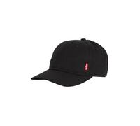 Levi's Homme Casquette de baseball à onglet rouge, Noir