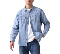 Levi's Homme Chemise Auburn Worker Erick Kombu Green Garment Dye Green M