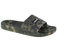 Levi's Homme June Stamp Sandals, Army Green, 43 EU