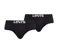 Levi's Homme Levis Men Solid Basic Brief 2p Boxer, Noir (Jet Black 884), M EU