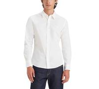 Levi's Homme Long-Sleeve Battery Housemark Slim, Bright White, S