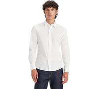 Levi's Homme Long-Sleeve Battery Housemark Slim, Bright White, S