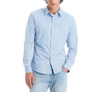 Levi's Homme Long-Sleeve Battery Housemark Slim, Soft Chambray Blue, S
