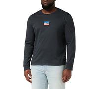 Levi's Homme Long-Sleeve Standard Graphic Tee, Mini Sportswear Pirate Black, XS