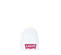 Levi's Homme Oversized Batwing Beanie Bonnet,Blanc (Noir Regular White 51),Taille unique