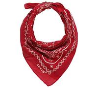 Levi's Homme Paisley Bandana Foulard, Rouge (Noir Regular Red), Taille unique EU