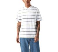 Levi's Homme Polo Authentic Rowan Stripe Bright White Multi Colour L