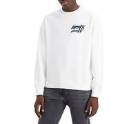 Levi's Homme Relaxd Graphic Crew, Poster Logo Crew White+, L