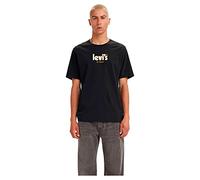 Levi's Homme Ss Relaxed Fit Tee, Holiday Poster Caviar, S