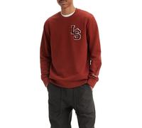 Levi's Homme Standard Graphic Crew, Ls Letterman Fired Brick, XL
