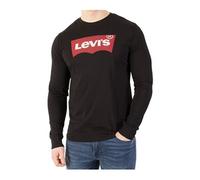 Levi's Homme T-shirt graphique à manches longues, Noir