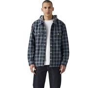 Levi's Homme Veste Francisco Sherpa Flannel avec Fermeture éclair, Standard Fit, Bleu (Beau Plaid Sunset Bl), XL