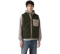 Levi's Homme Veste Joonie Sherpa avec Fermeture éclair, Standard Fit, Vert (Deep Depths), M