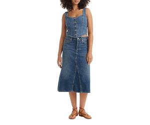 Levi's HR A-Line Decon Jupe mi-Longue, Mid Morning, 28W