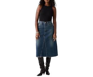 Levi's HR A-Line Jupe Decon avec Motif cœur, Cœur ajouré, 28W