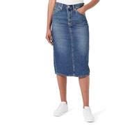 Vêtements Levi's HR BACK SLIT SKIRT LIGHT INDIGO - WORN I pour Femme 26 Bleu