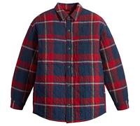 Levi's Ingleside Overshirt Homme, Gunnar Plaid Rhythmic Red, XL