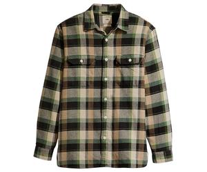 Levi's Jackson Worker Shirt Homme, Medina Plaid Meteorite, XS