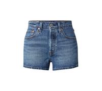 LEVI'S ® Jean '501® Original Short' bleu denim / marron / rouge sang / blanc, Taille 31