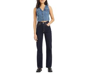 Levi's Jean en Denim Ribcage pour Femme - Longueur Totale - Couleur : Petit Parcours - Taille 32 à 30, Small Course, 32W / 30L