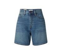 LEVI'S ® Jean 'High Baggy Short Linen + Denim' bleu denim, Taille 27