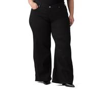 Levi's Jean pour Femme Pl 318 Shaping Wide Leg, Soft Black., 14