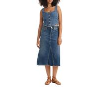 Levi's High Rise A-Line Decon Jupe, Mid Morning, 32W Femme