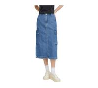 Levi's - Jupe Midi en Denim - Femme - Jupes - Bleu - Taille: W24